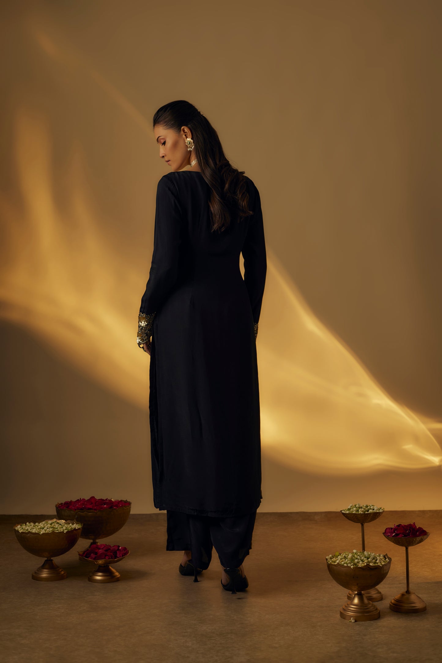 Black Kurta Set